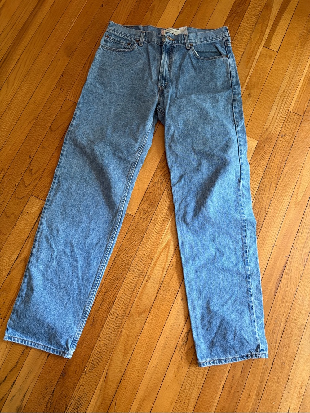 Levi 505 Jeans Relaxed Fit Classic Light Blue Men's Sz. W36 L36